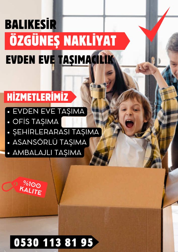 balıkesir evden eve nakliyat